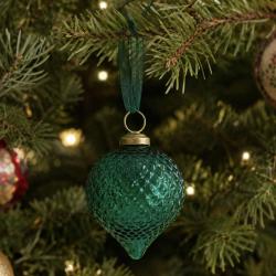 Hanging Tree Decoration Glass Lemon Green