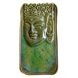 Incense holder / ashcatcher ceramic Buddha 17 x 9cm