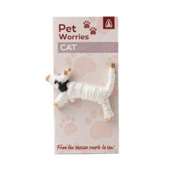 Worry Doll - Pet Worries - Cat on Card