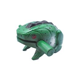Croaking Frog Guiro Wood Green 7x11x7cm
