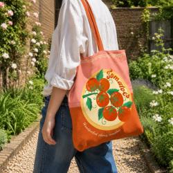 Tote Bag Recycled Cotton Tomatoes 36 x 40cm