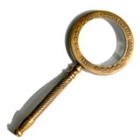 Magnifying glass, Henry Hughes 