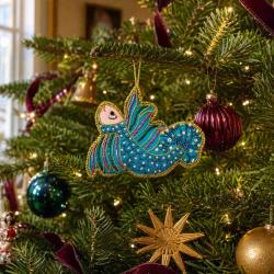  Hanging Decoration Embroidered Beaded Koi Carp