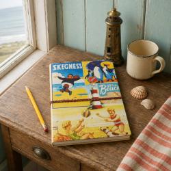 Notebook with Handmade Paper, Life's a Beach 15.5 x 20.5cm