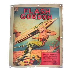 Recycled Metal Drum Flash Gordon Wall Plaque