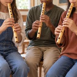 Handcrafted Bamboo Flute – 30cm (Set of 30)