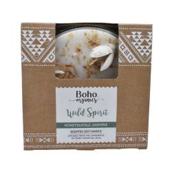 Boho Organics Honeysuckle Jasmine Candle Wild Spirit 200g