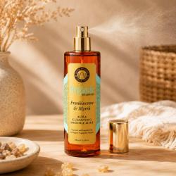 Aura Smudge Spray Organic Goodness Frankincense Myrrh 100ml