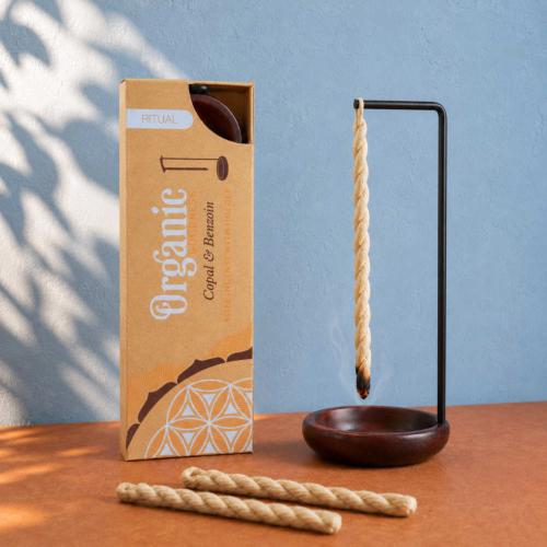 Rope Incense Organic Goodness Ritual Copal & Benzoin