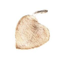 Loofah/scrubber, heart