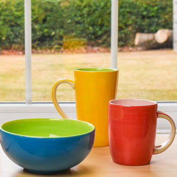 Two-Tone Ceramic Tableware