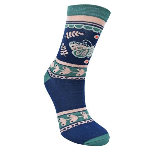 Bamboo Socks Moth Shoe Size UK 3-7