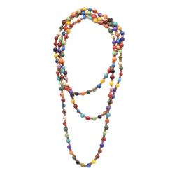 Necklace, Asai Seed Multicoloured 80cm