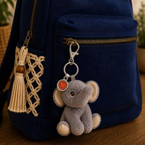 Bag Charm Elephant - Recycled Plastic