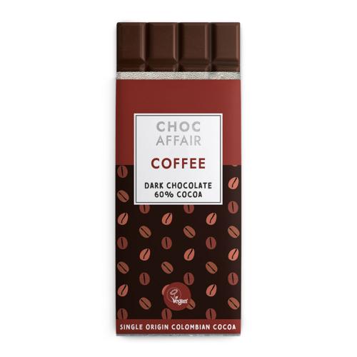 Coffee dark chocolate bar