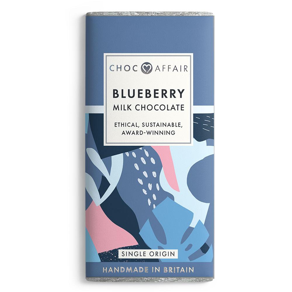 Blueberry milk chocolate bar