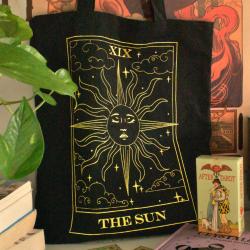 Tote Bag Recycled Cotton Sun 36 x 40cm
