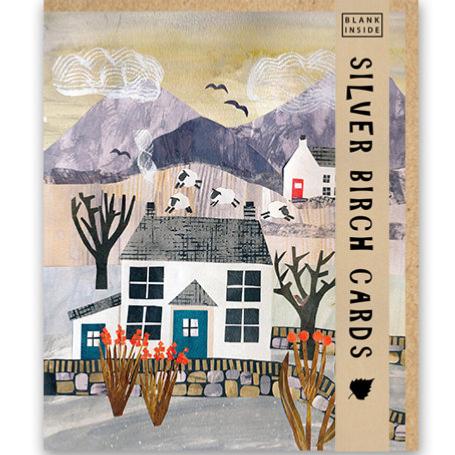 Greetings Card, Winter Cottage, 14x17cm