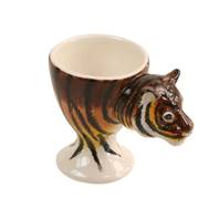 Ceramic eggcup, tiger