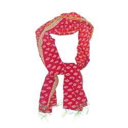Scarf Kantha Stitch Recycled Cotton Assorted