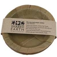 Saa leaf plates (set 6), 11cm