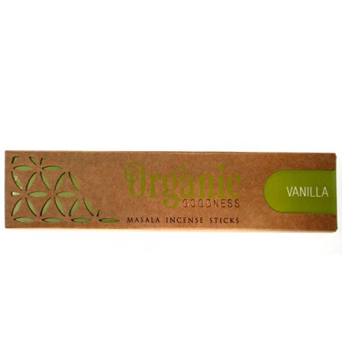 Incense, Organic Goodness, (box of 12) vanilla