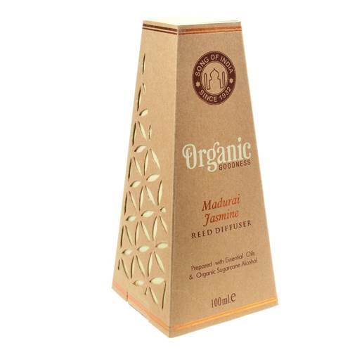 Reed stick diffuser Organic Goodness, Madurai Jasmine, 100ml