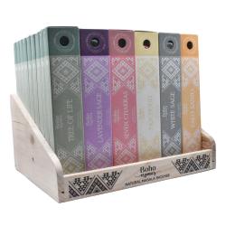 Boho Organics Masala Incense, x 60 with display stand