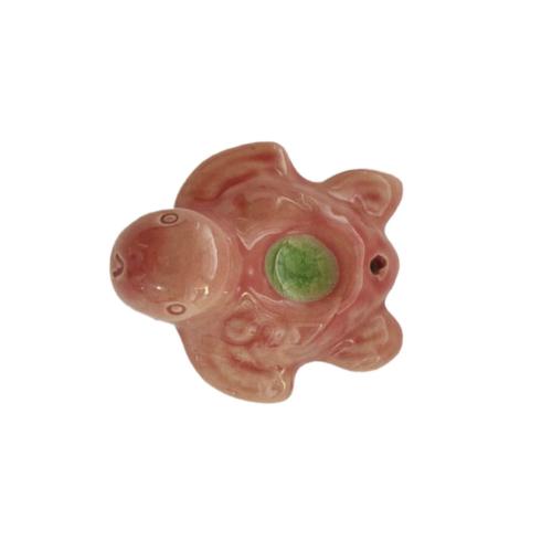 Incense Holder Ceramic Turtle Pink