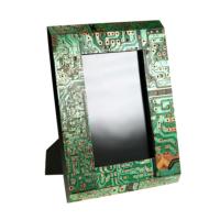 Photo frame, recycled circuit board, 21.5x16.5cm