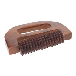 Massager luxurious sheesham wood wide spiky roller 14.5x8.5cm