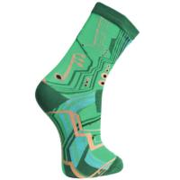 Bamboo socks, circuit board, Shoe size: UK 3-7, Euro 36-41