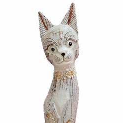 White Cat Albesia Wood 15x6x50cm