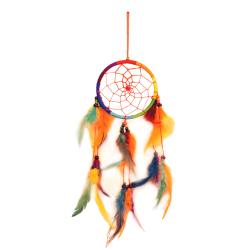 Dreamcatcher rainbow colours, 11.5cm diameter