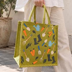 Jute shopping bag, Gardening 30x30cm
