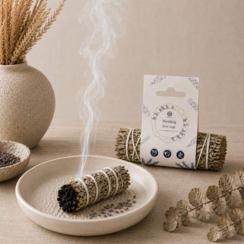 Healing Blue Sage Smudge Stick 10cm