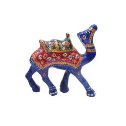 Blue Camel Ornament Recycled Plastic 9 × 3 × 9cm