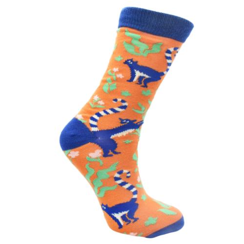 Bamboo Socks Lemurs Shoe Size UK 7-11 Mens