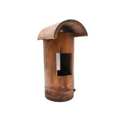 Hanging Bamboo Bird Feeder 15 x 18 x 8cm