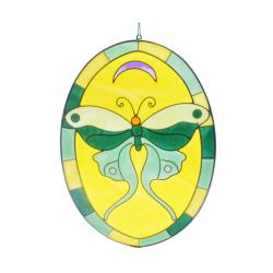 Suncatcher Lunar Moth 13.5 x 23.5cm