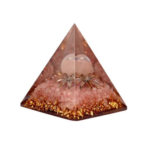 Orgone Pyramid Rose Quartz 7cm