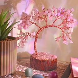 Crystal Tree Pink Japenese 20cm height
