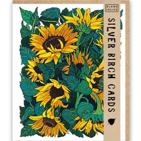 Greetings card "Sunflowers" 14 x 17cm