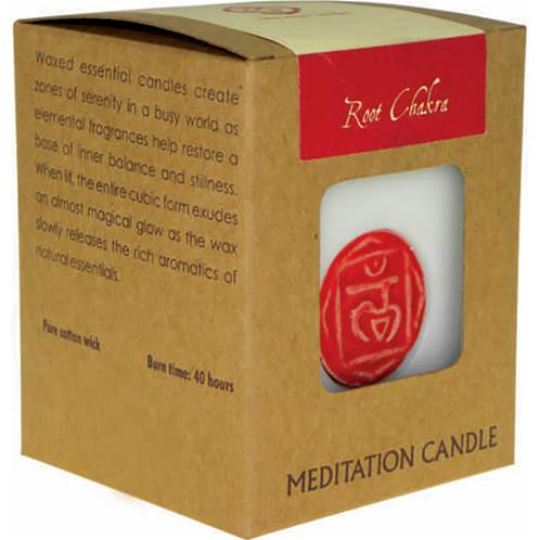 Chakra meditation candle 300g root