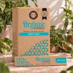 Incense, Organic Goodness, (box of 12) white sage