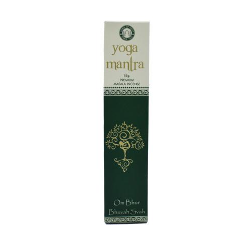 Premium Masala Incense, Yoga Mantra 15g (box of 12)