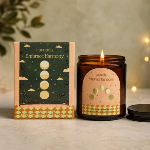 Candle Carnatia Lunar Lavender, Embrace Harmony 280g