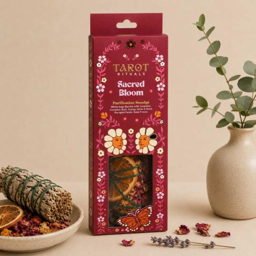 White Sage Smudge Bundle Tarot Rituals - Sacred Bloom