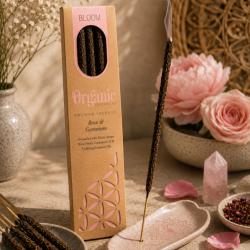 Smudge Incense Organic Goodness Bloom Rose & Geranium x6