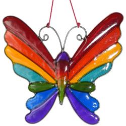 Suncatcher Rainbow Butterfly, 10 x 10 cm